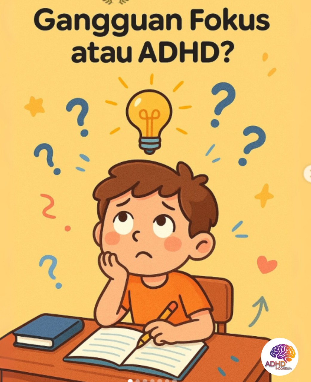 ADHD dan Kesulitan Fokus Anak: Edukasi untuk Keluarga di Kabupaten Tuban